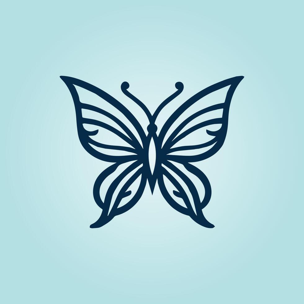vlinder illustratie ontwerp vector gebruik t-shirt logo overal