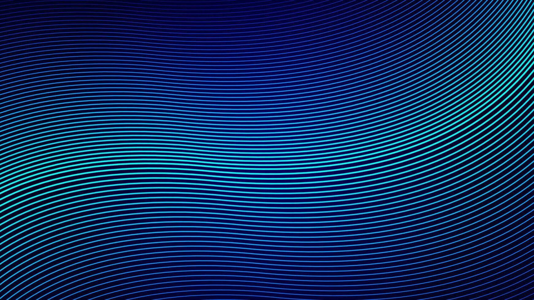 technologie achtergrond met futuristische donker blauw helling kleur met gloeiend golvend lijnen. geschikt voor spandoeken, affiches, achtergronden, dekt. vector illustratie