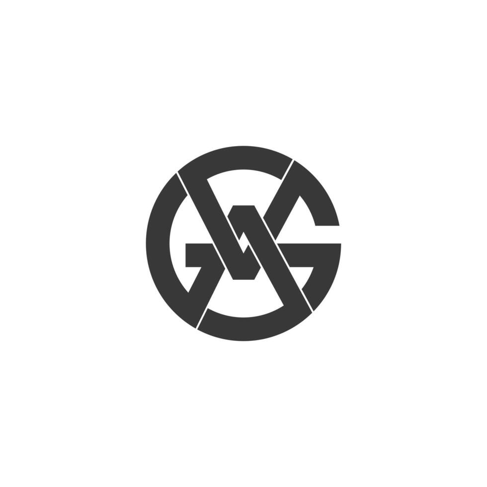 alfabet brieven initialen monogram logo gx, xg, X en g vector