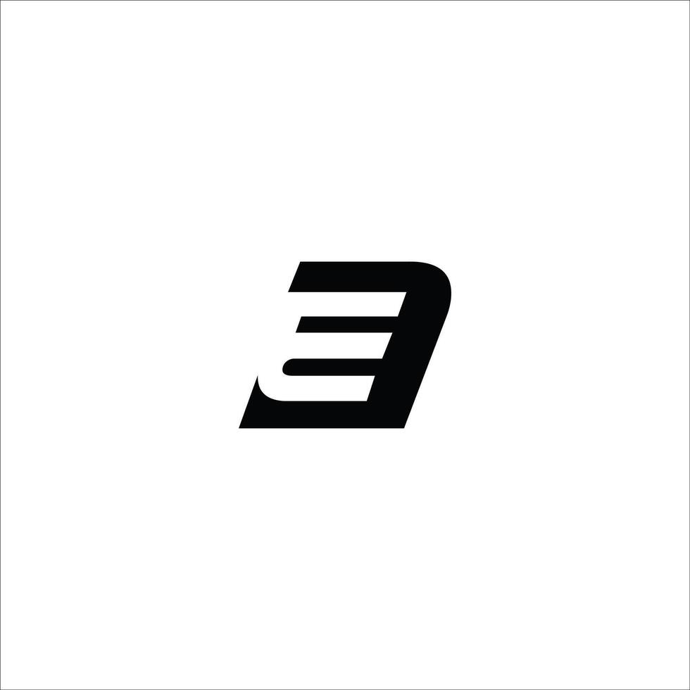 eerste brief ee logo of e logo vector ontwerp sjabloon