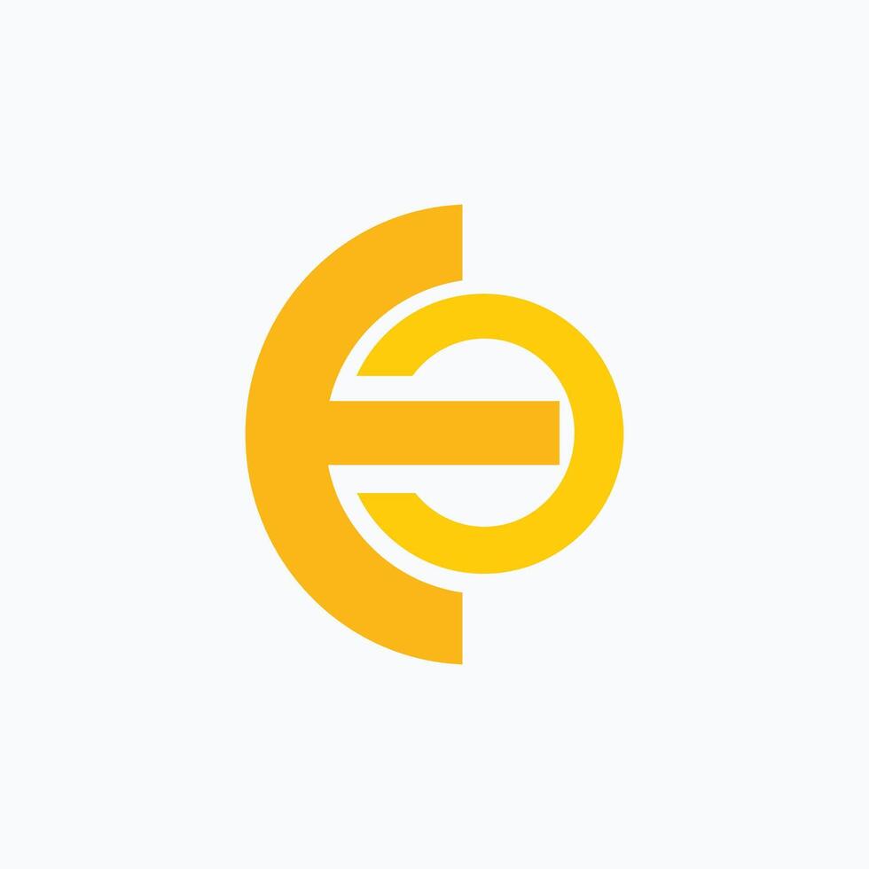 eerste brief ce of ec logo vector logo ontwerp