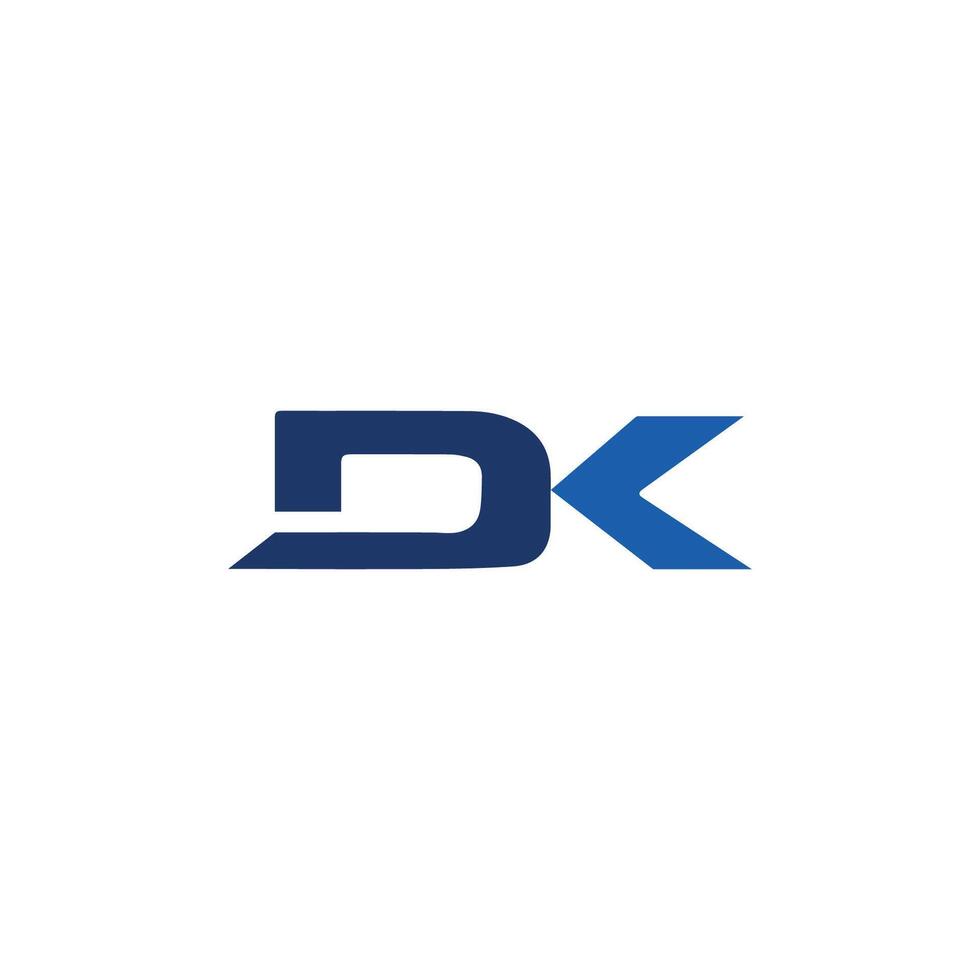 dk en kd brief logo design.dk,kd eerste gebaseerd alfabet icoon logo ontwerp vector