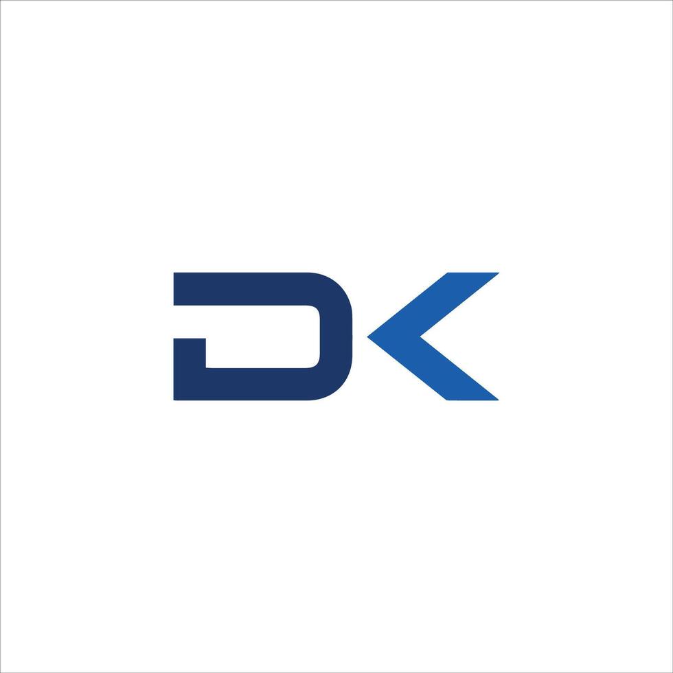 dk en kd brief logo design.dk,kd eerste gebaseerd alfabet icoon logo ontwerp vector