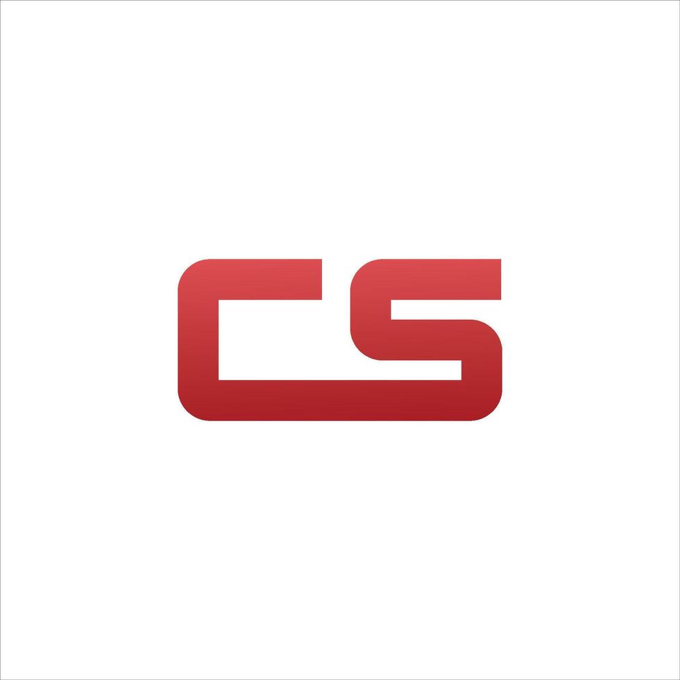 cs en sc creatief eerste gebaseerd brief icoon logo vector ontwerpen