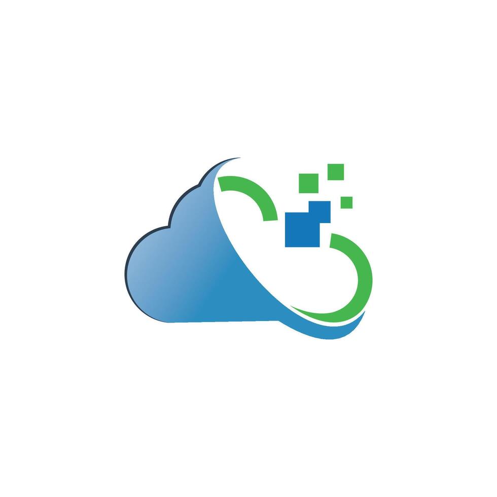 ontwerpsjabloon voor cloudlogo vector