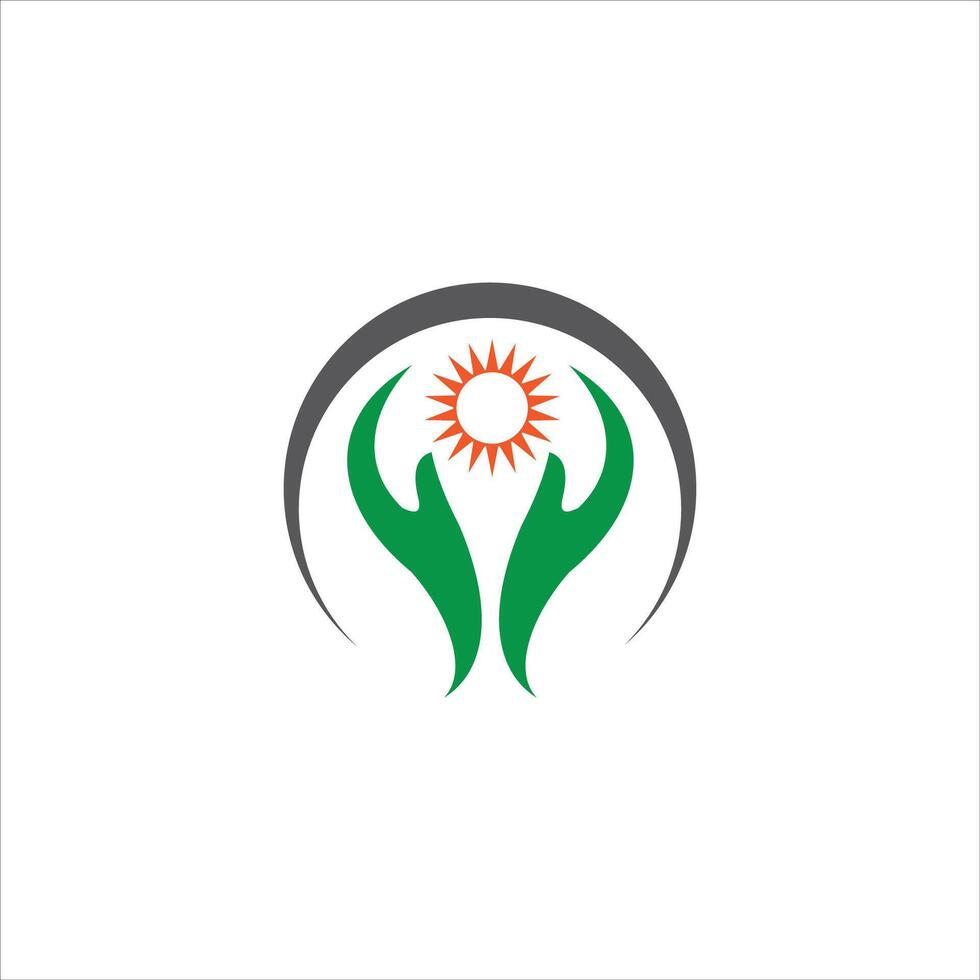 liefdadigheid logo ontwerp sjabloon vector