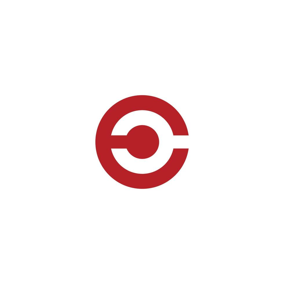 eerste brief c logo vector ontwerp sjabloon