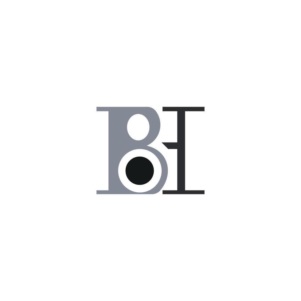 eerste brief bh logo of hb logo vector ontwerp Sjablonen