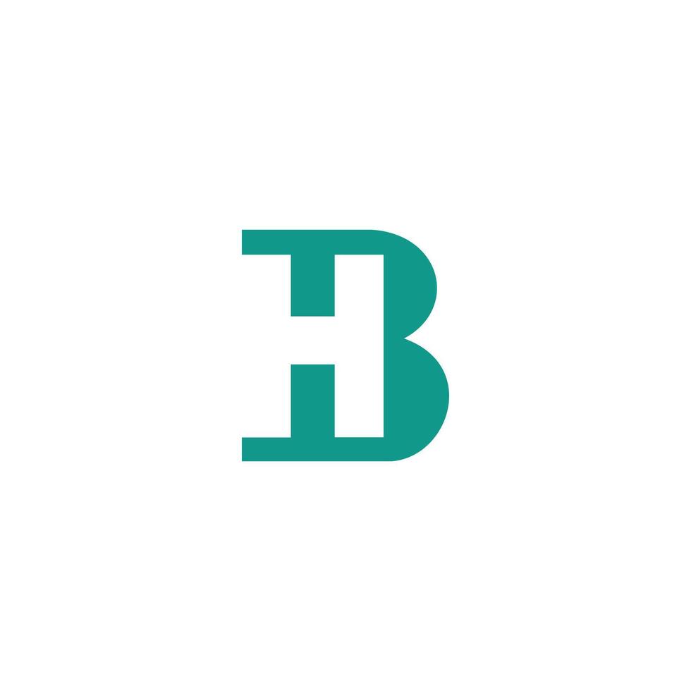 eerste brief bh logo of hb logo vector ontwerp Sjablonen