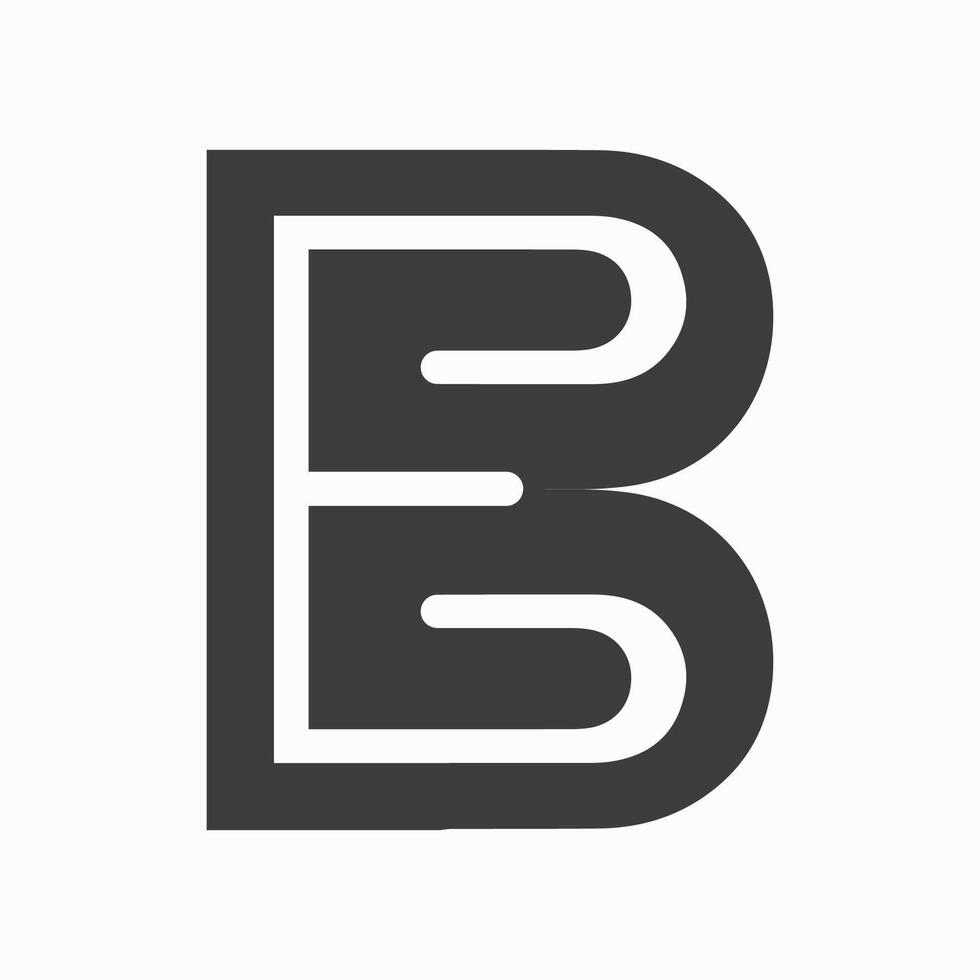 eerste brief eb logo of worden logo vector ontwerp sjabloon