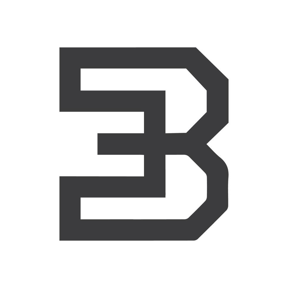 eerste brief eb logo of worden logo vector ontwerp sjabloon