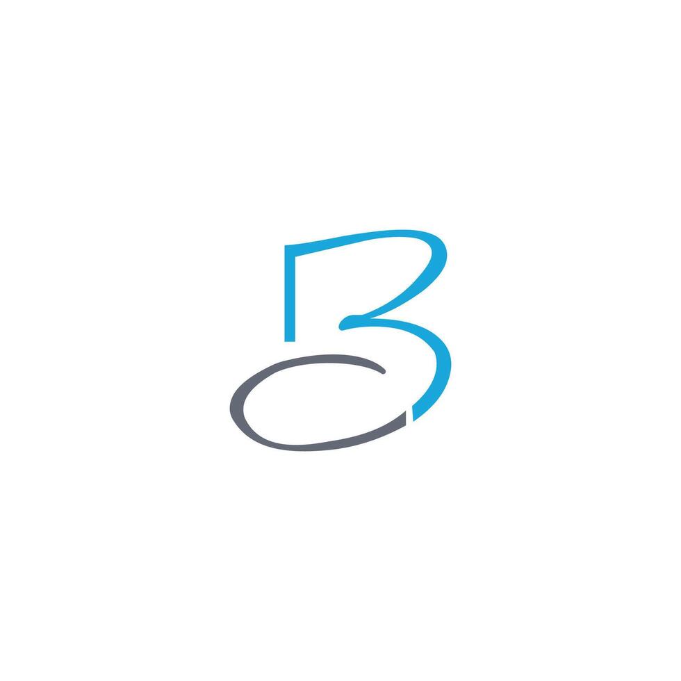 eerste brief bc logo of cb logo vector ontwerp sjabloon