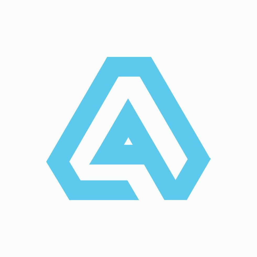brief ap logo ontwerp sjabloon vector