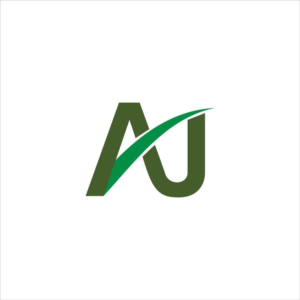 eerste brief ja of aj logo vector ontwerp sjabloon