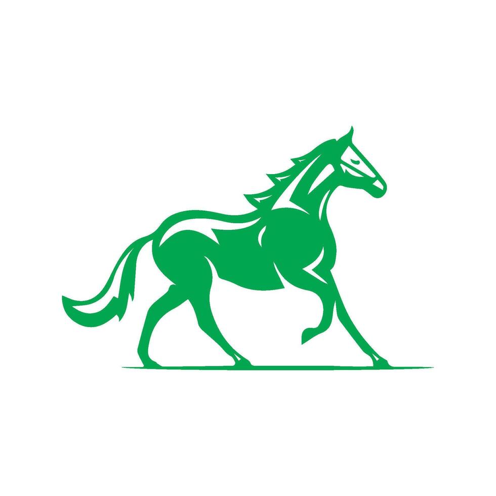 dier paard logo vector ontwerp sjabloon