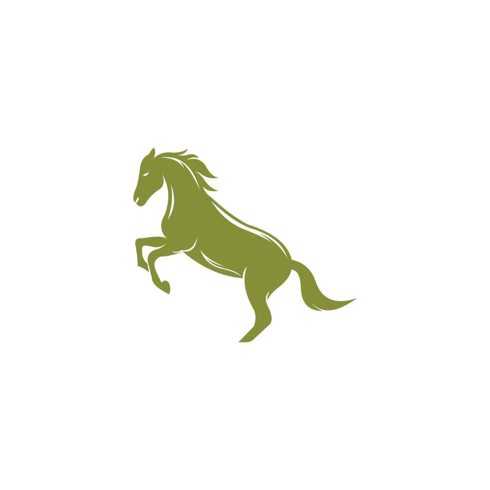 dier paard logo vector ontwerp sjabloon