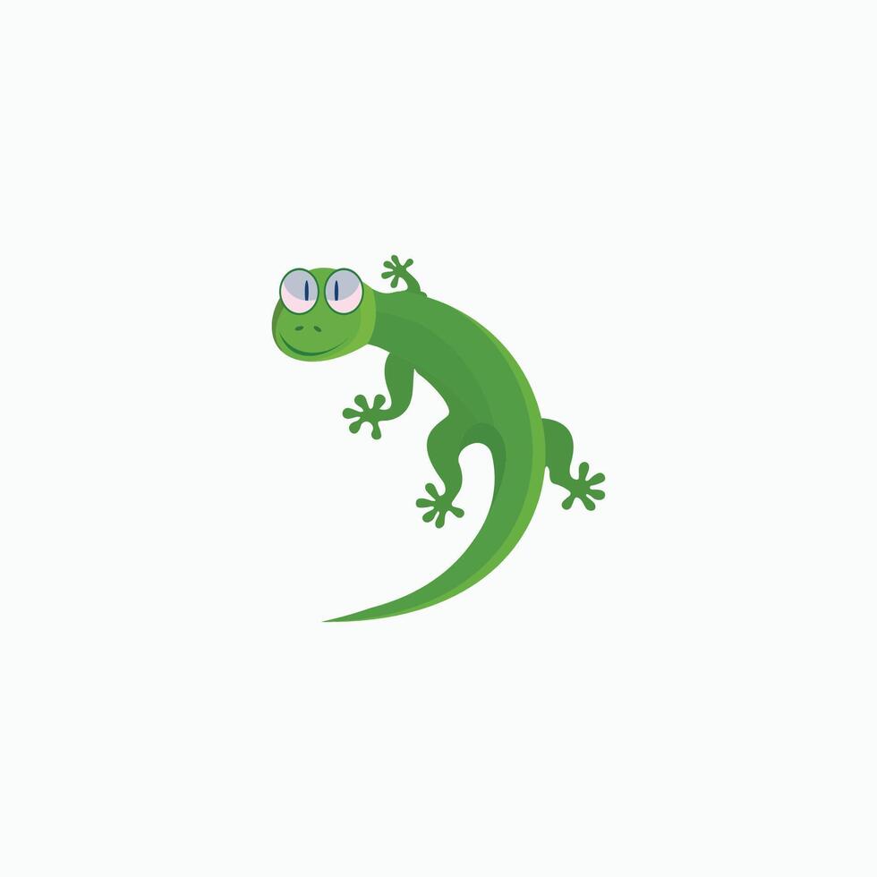 gekko hagedis logo vector ontwerp sjabloon