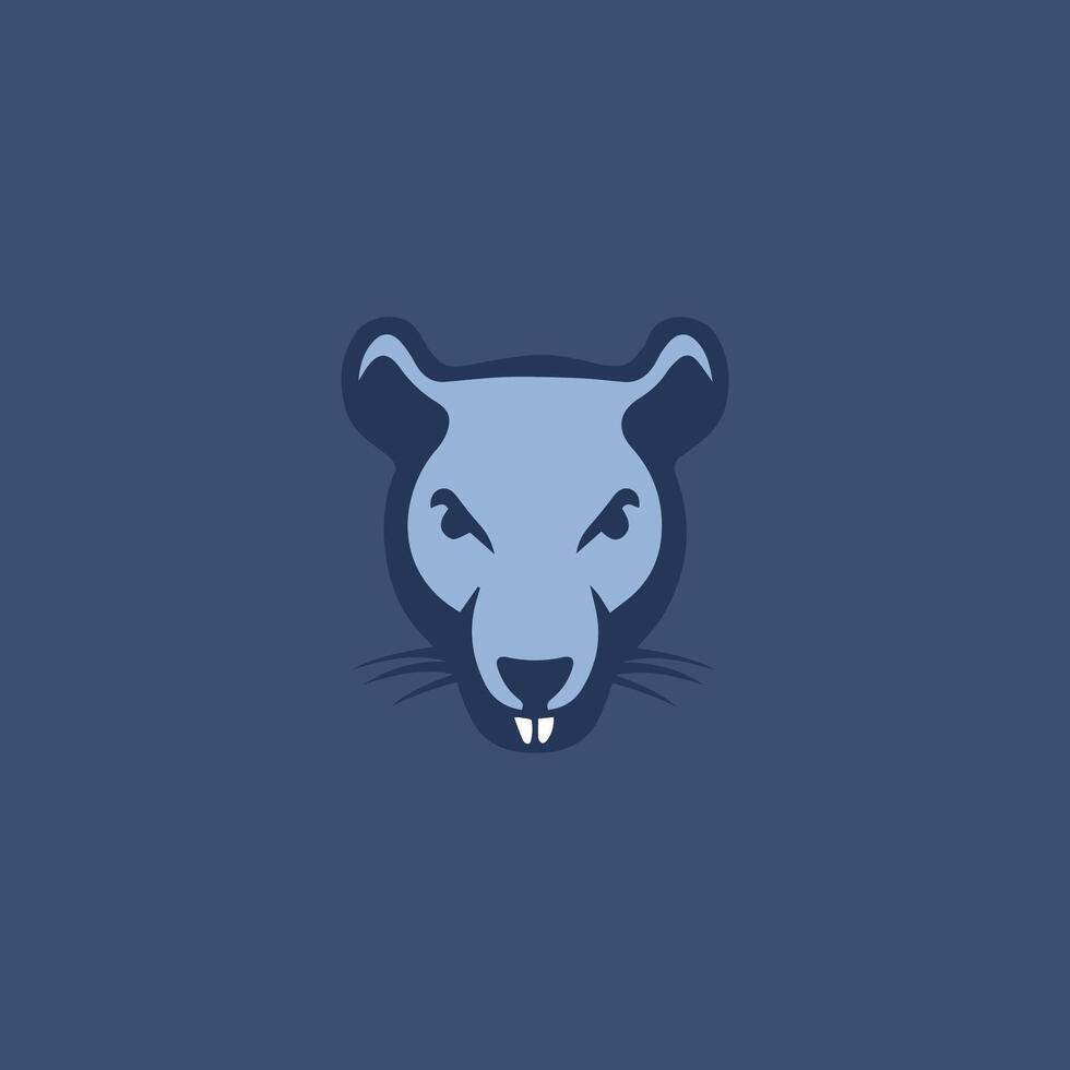 Rat logo vector ontwerp sjabloon