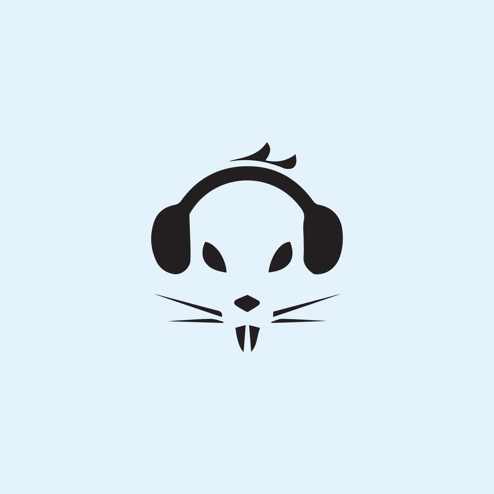 Rat logo vector ontwerp sjabloon