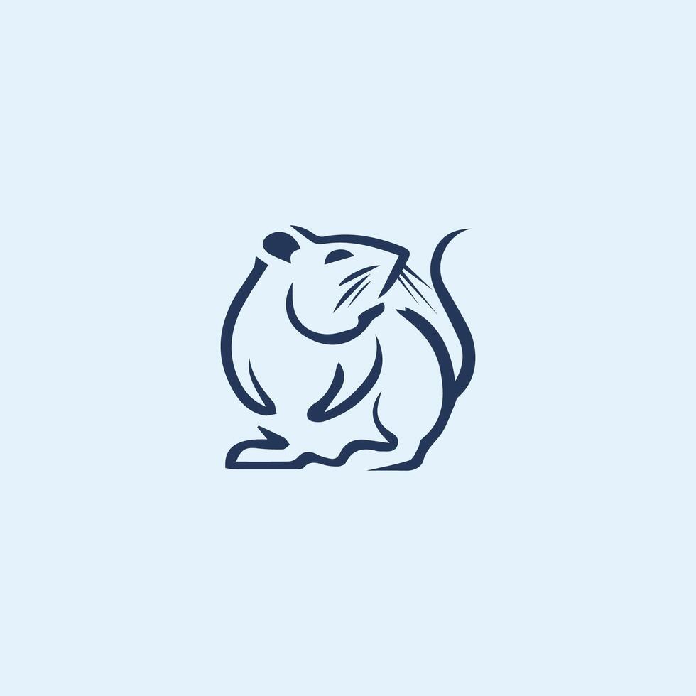 Rat logo vector ontwerp sjabloon