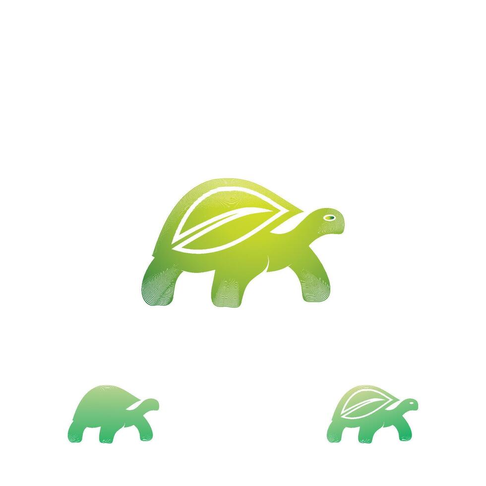 schildpad ontwerp logo vector. schildpad dier vector