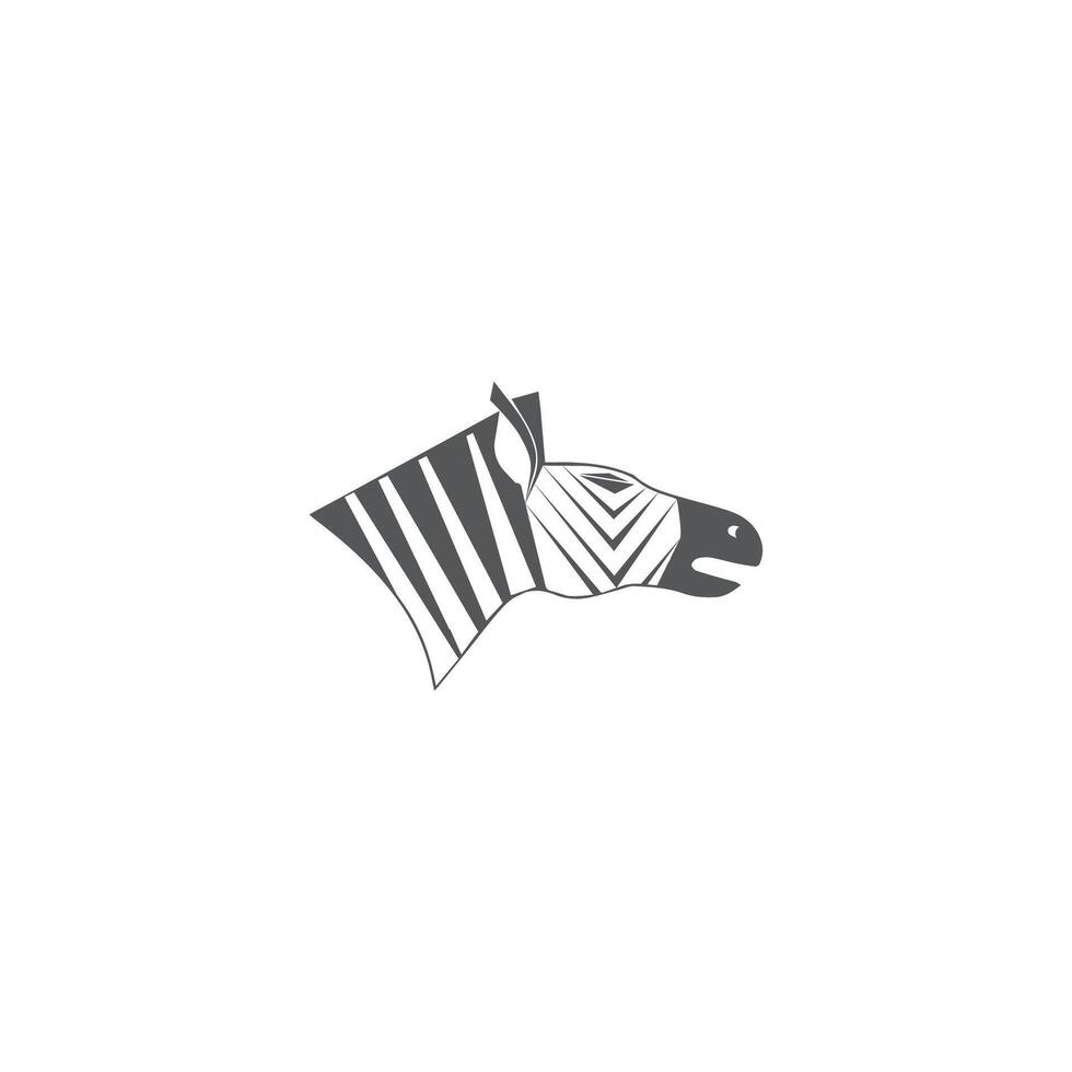 zebra logo ontwerp inspiratie. zebra logo Aan wit achtergrond vector