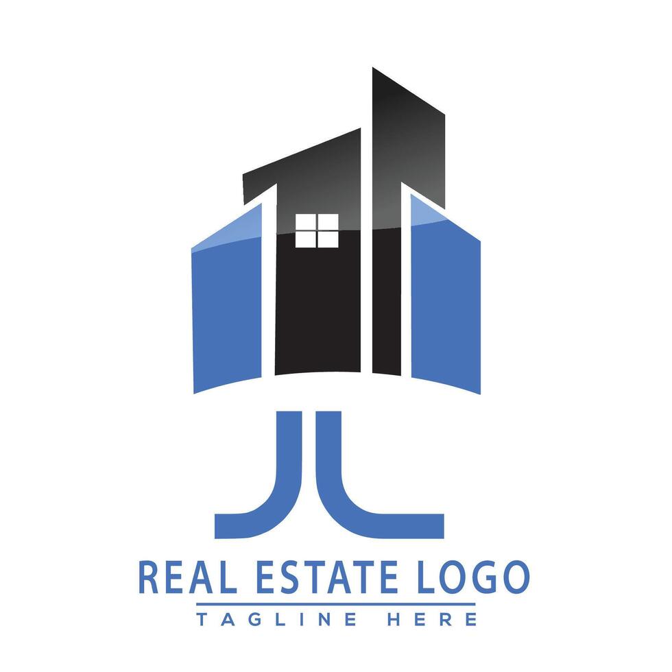 jl echt landgoed logo ontwerp huis logo voorraad vector. vector