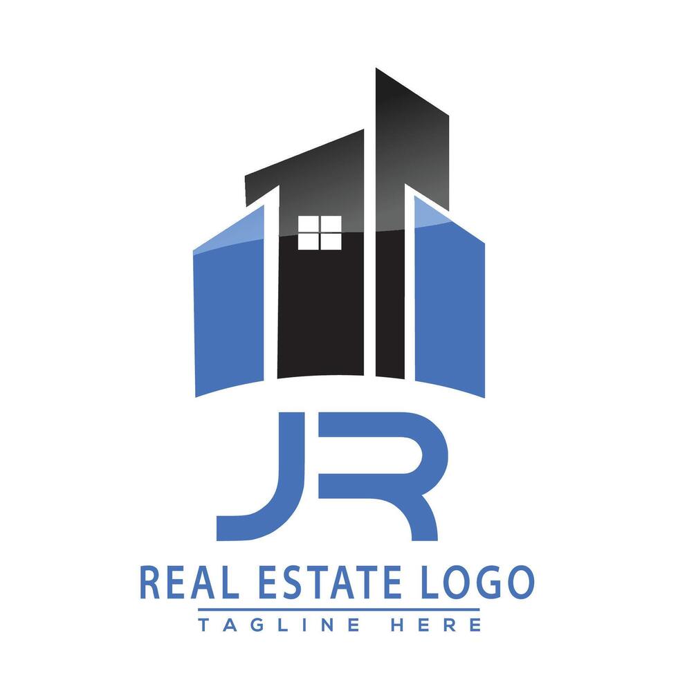 jr echt landgoed logo ontwerp huis logo voorraad vector. vector