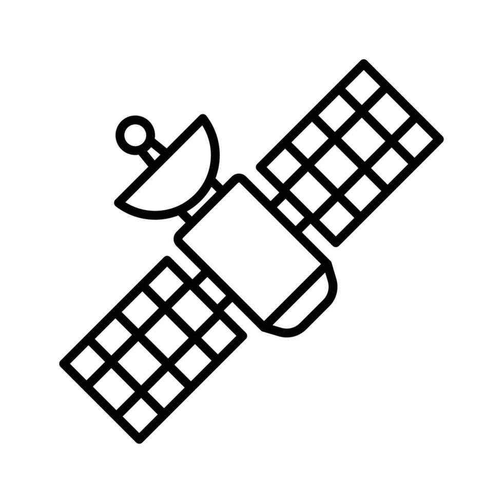 satelliet icoon vector ontwerp sjabloon in wit achtergrond