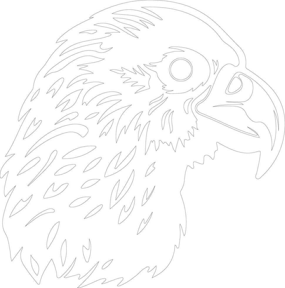 kakapo schets silhouet vector