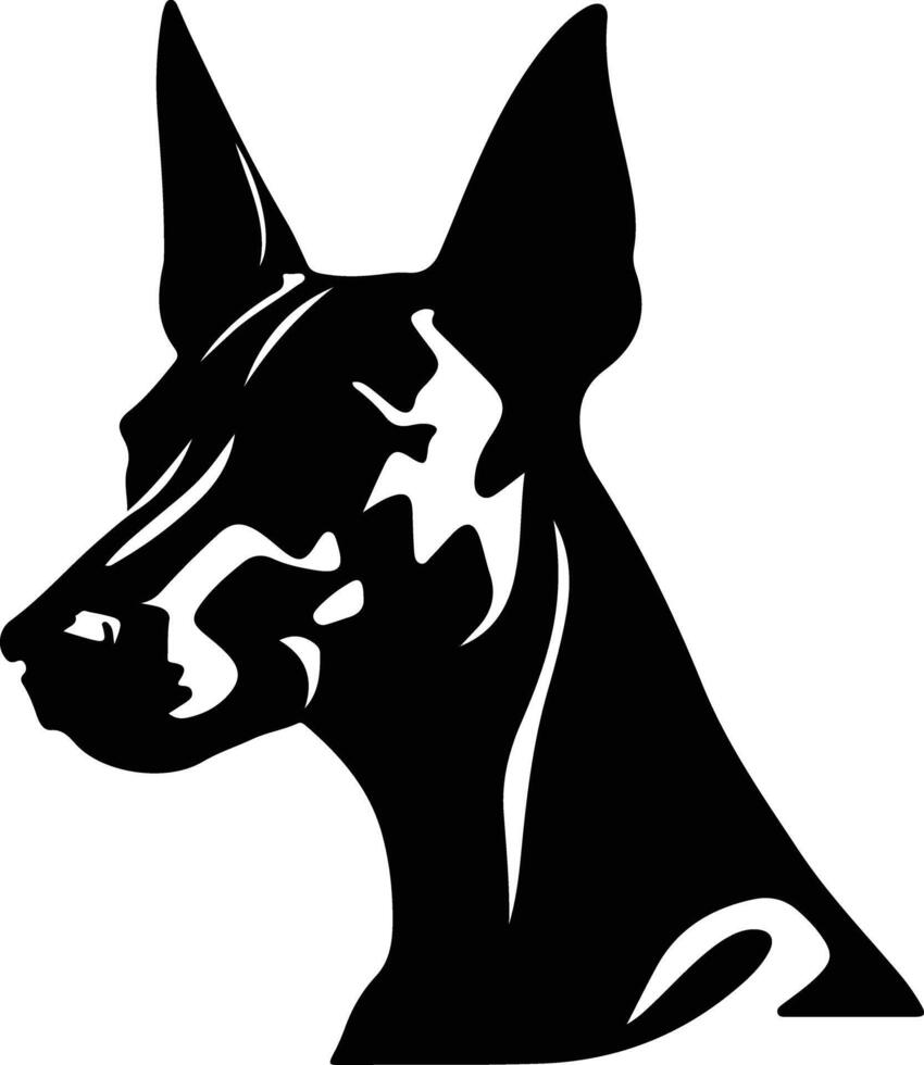 Farao hond silhouet portret vector