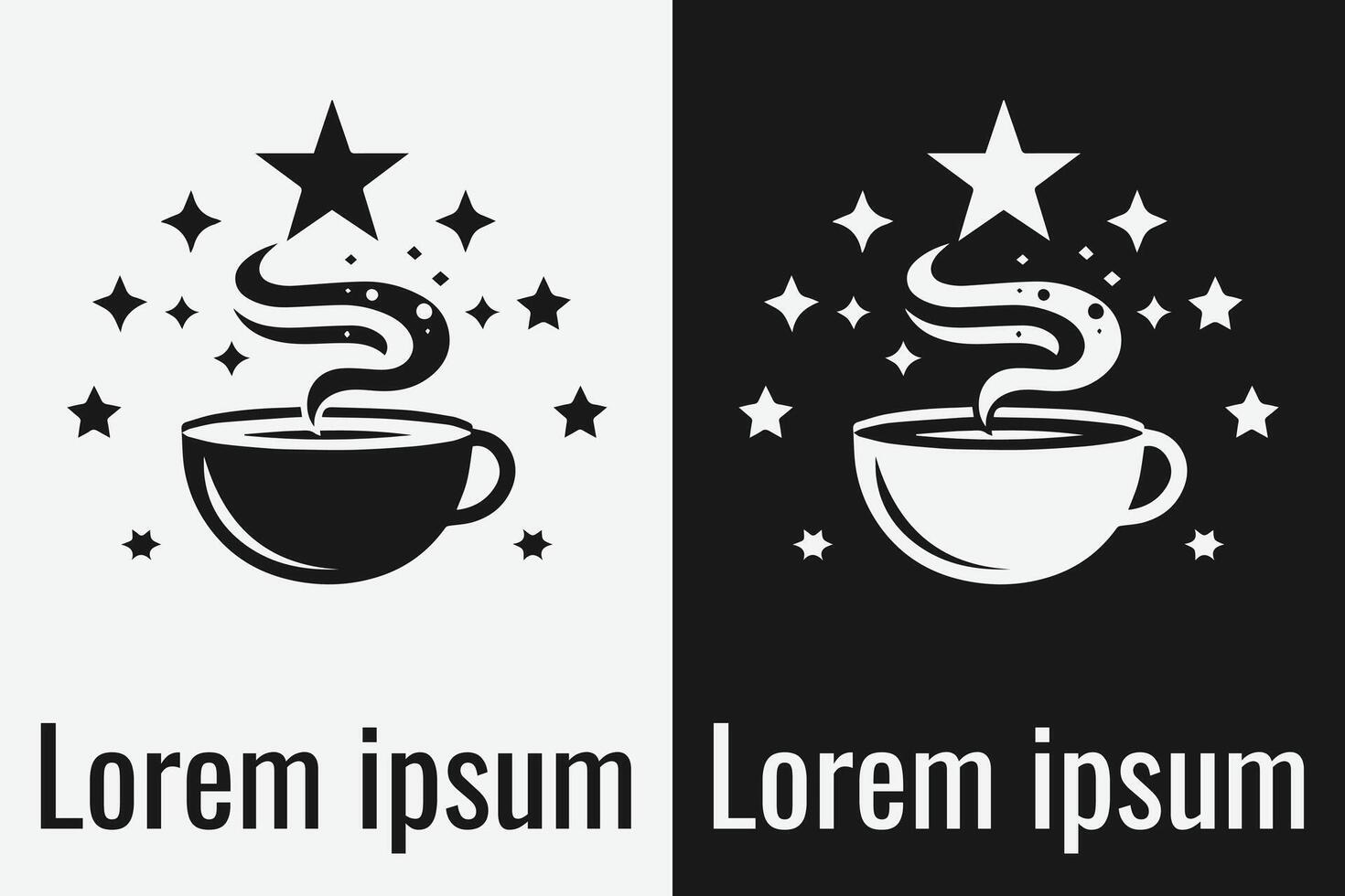 logo koffie kop voor cafe. ontwerp van koffie winkel logo vector