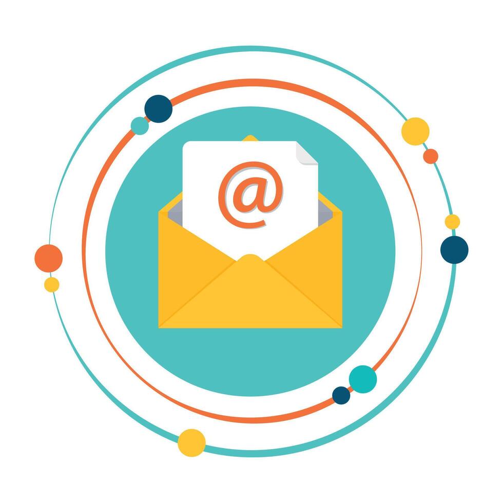 e-mail elektronisch mail vector illustratie grafisch icoon symbool
