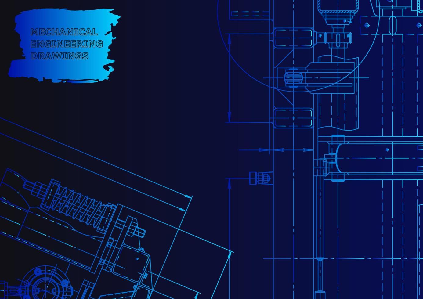 machinebouw industrie. computerondersteunde ontwerpsystemen vector