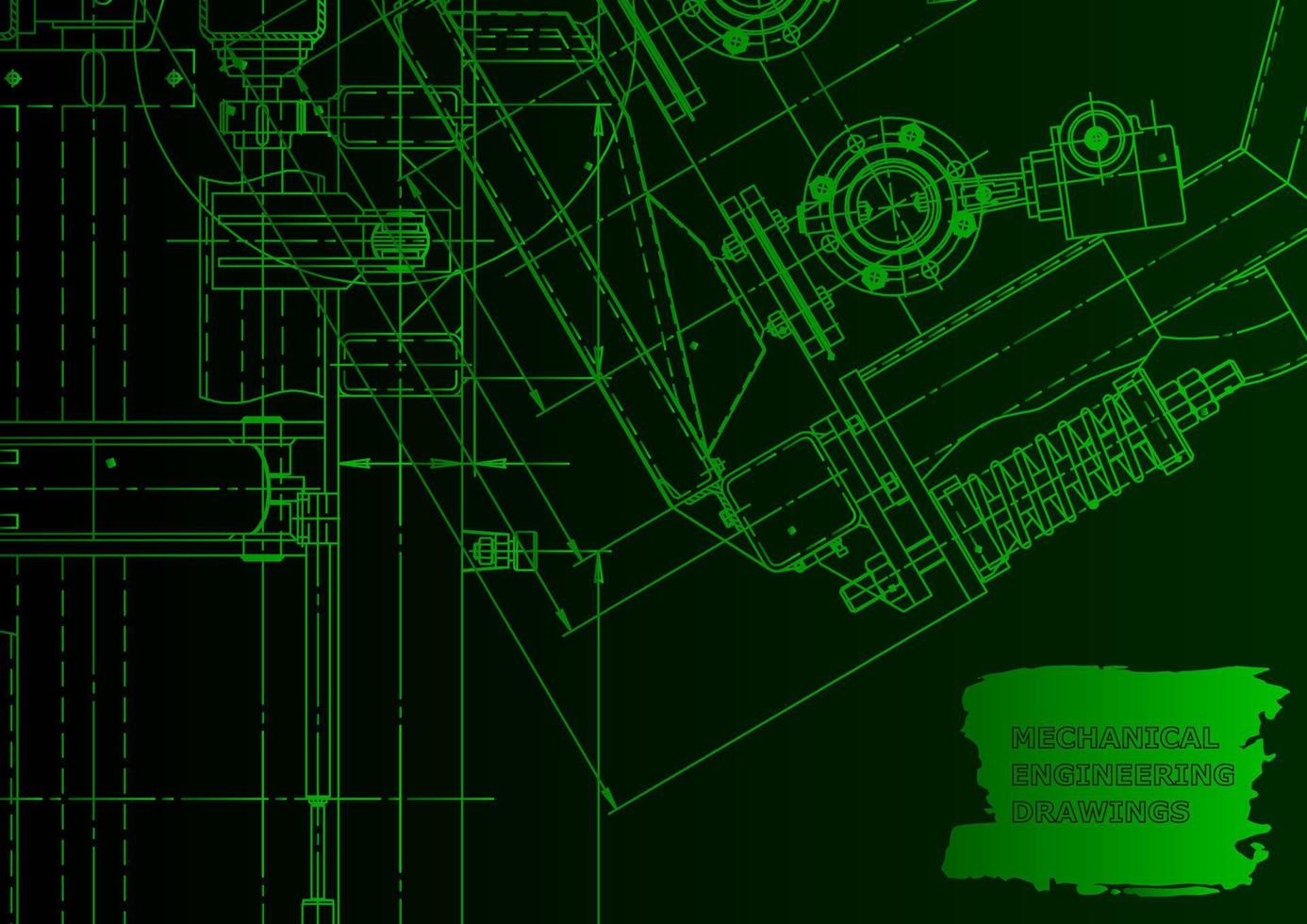 mechanische instrumentenbouw. technische abstracte achtergrond vector