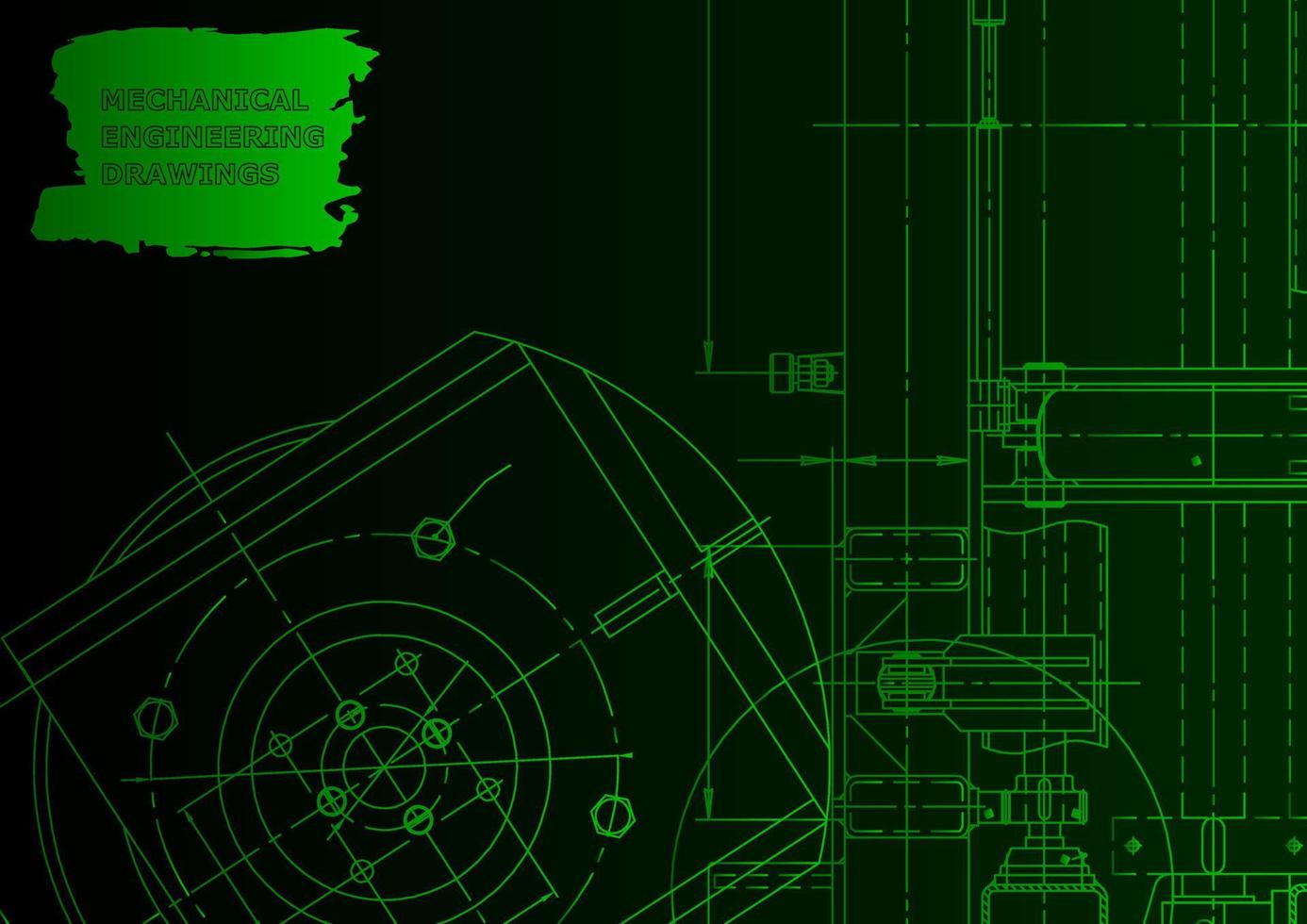 mechanische instrumentenbouw. technische abstracte achtergrond vector