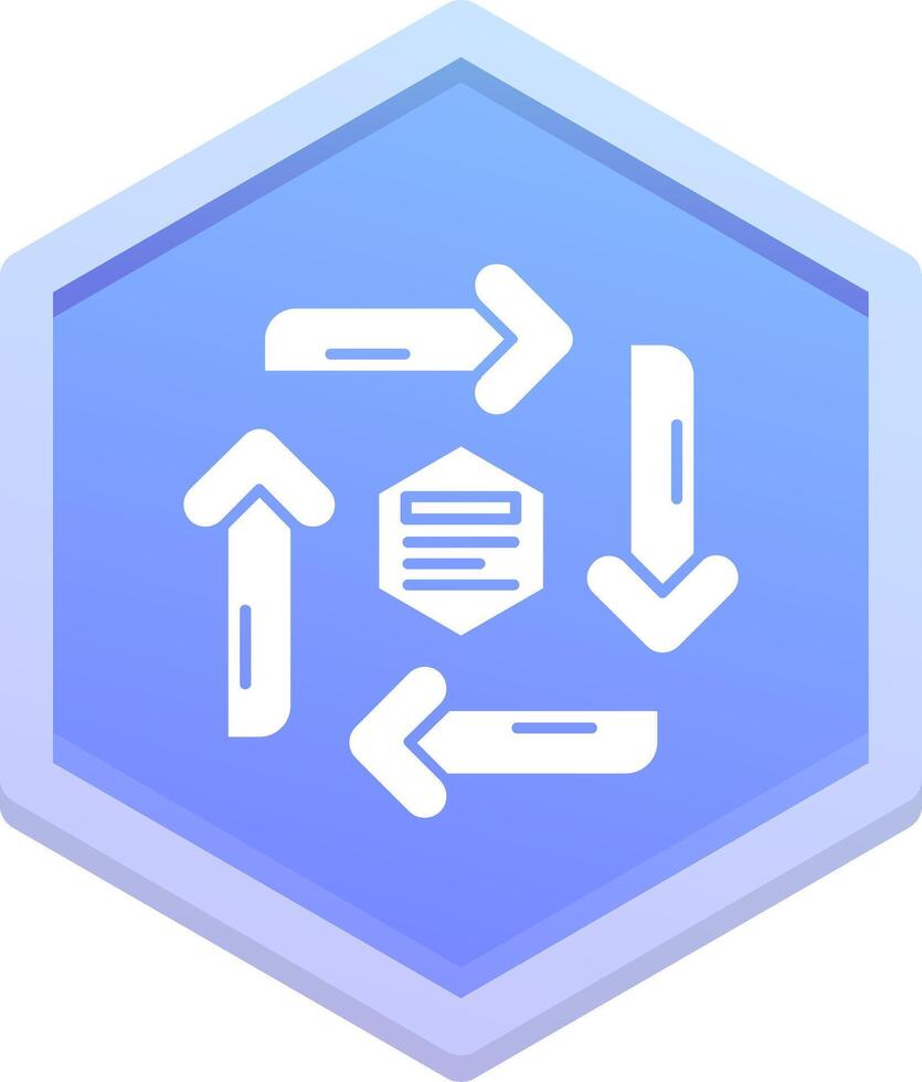 infographic elementen veelhoek icoon vector