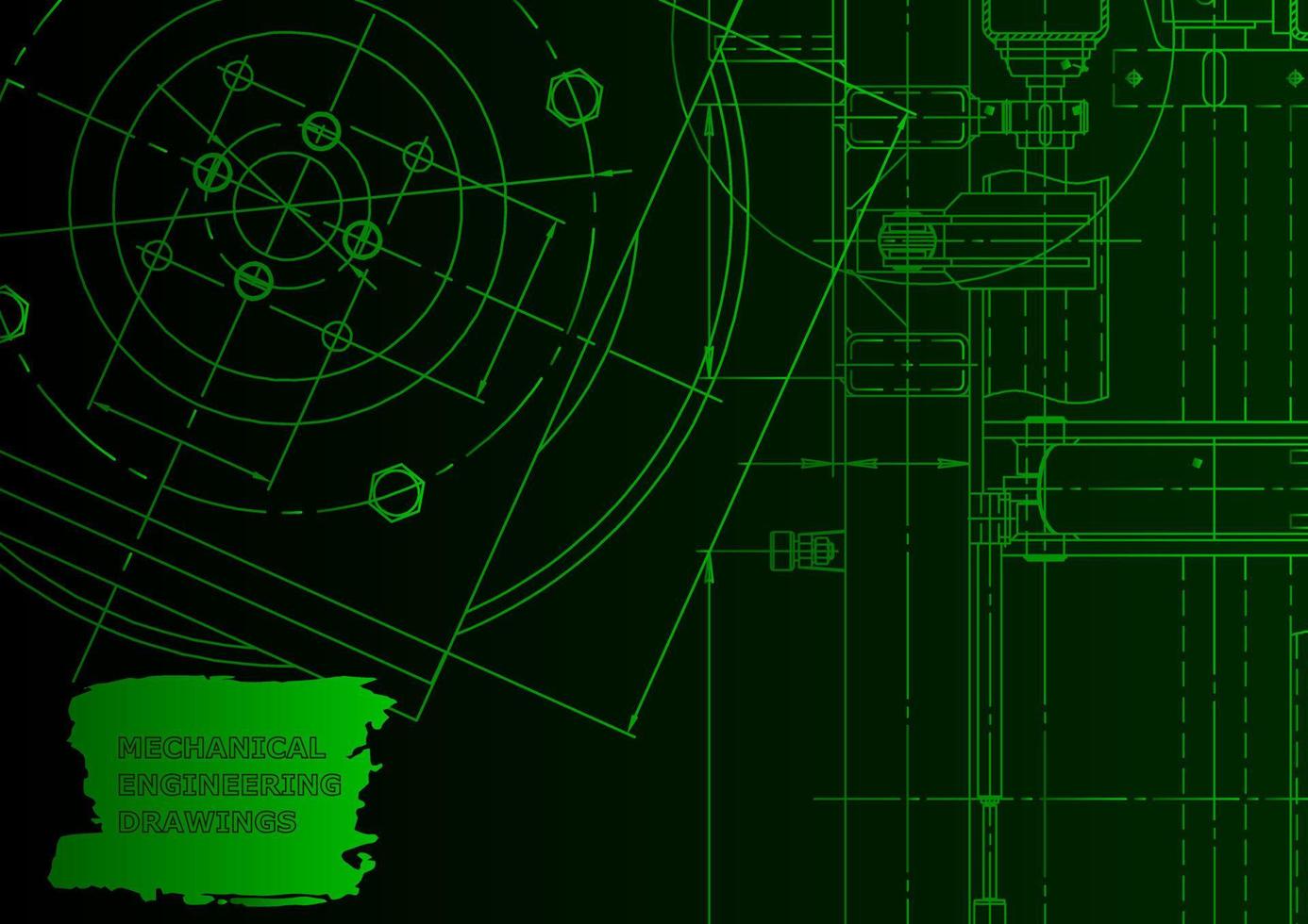 mechanische instrumentenbouw. technische abstracte achtergrond vector