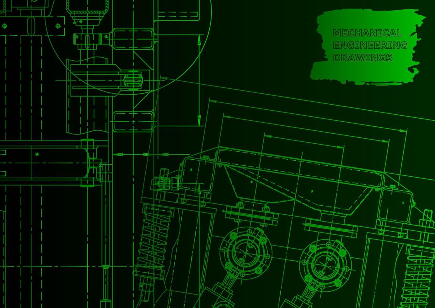 machinebouw industrie. computerondersteunde ontwerpsystemen vector