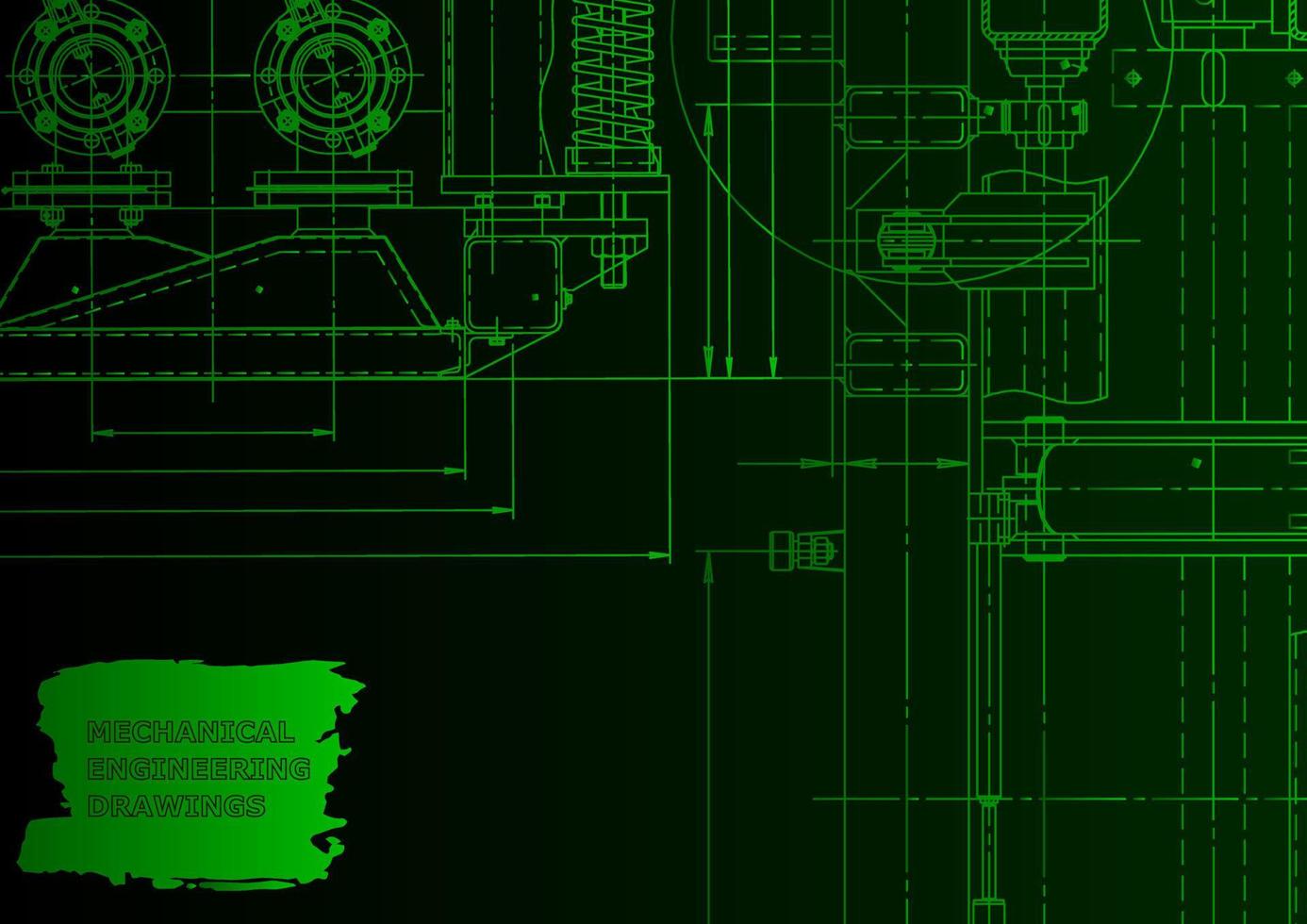 machinebouw industrie. computerondersteunde ontwerpsystemen vector