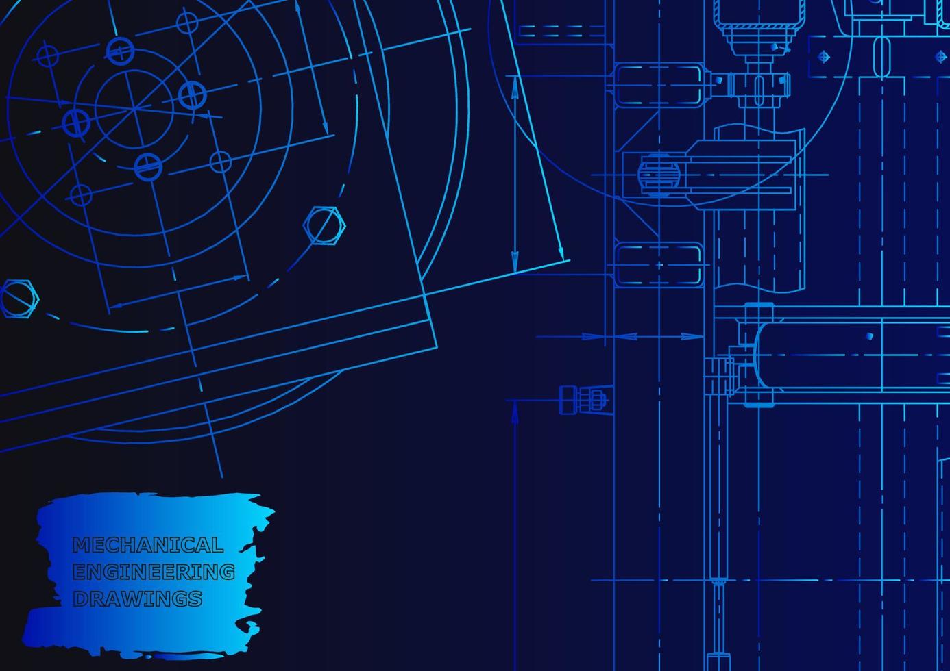 mechanische instrumentenbouw. technische abstracte achtergrond vector