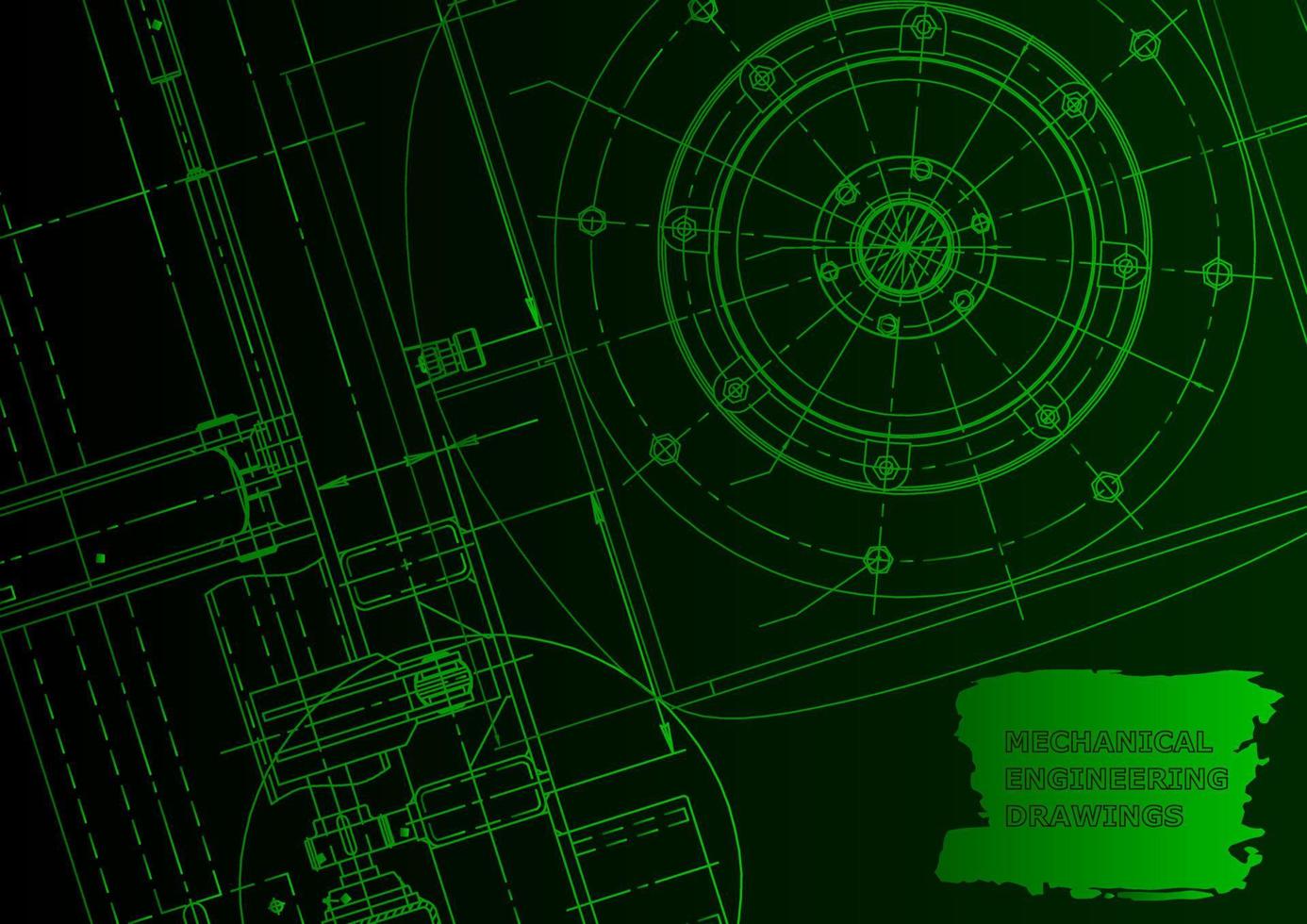 mechanische instrumentenbouw. technische abstracte achtergrond vector