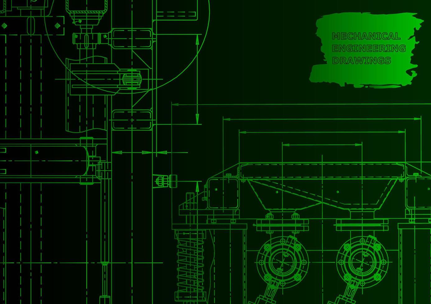 machinebouw industrie. computerondersteunde ontwerpsystemen vector