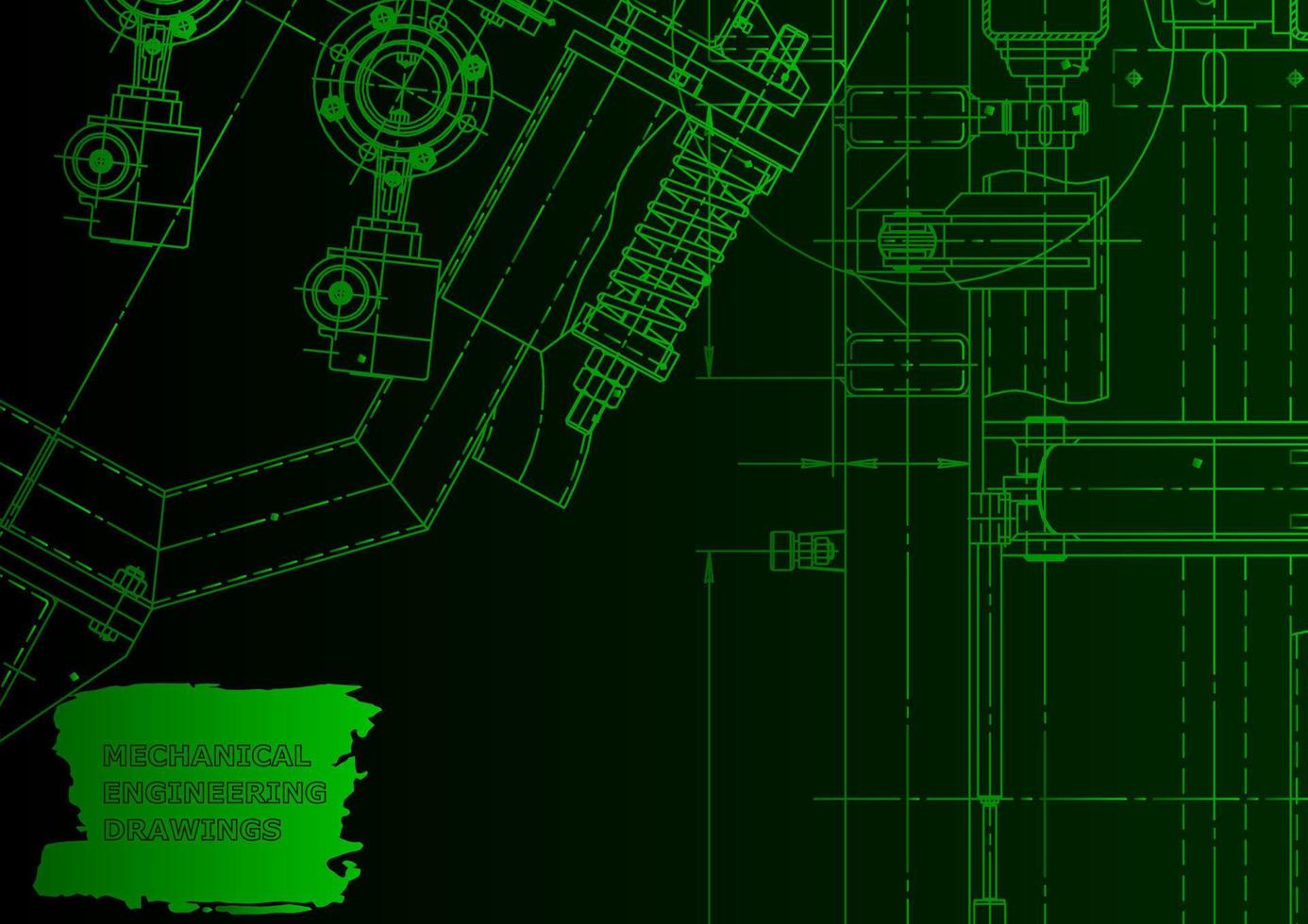 mechanische instrumentenbouw. technische abstracte achtergrond vector