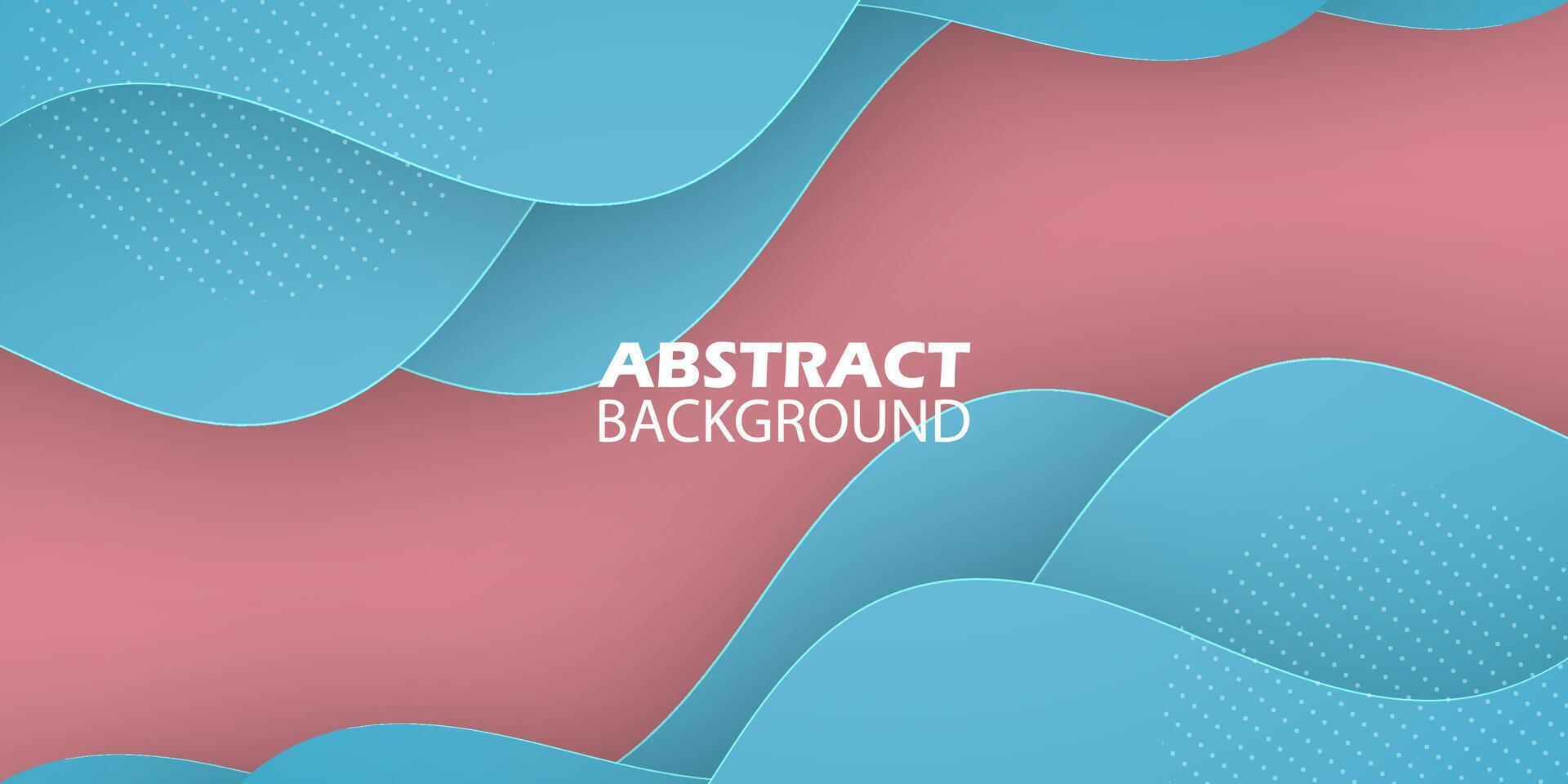 kleurrijk Golf banier achtergrond ontwerp. roze en blauw abstract achtergrond. eps10 vector