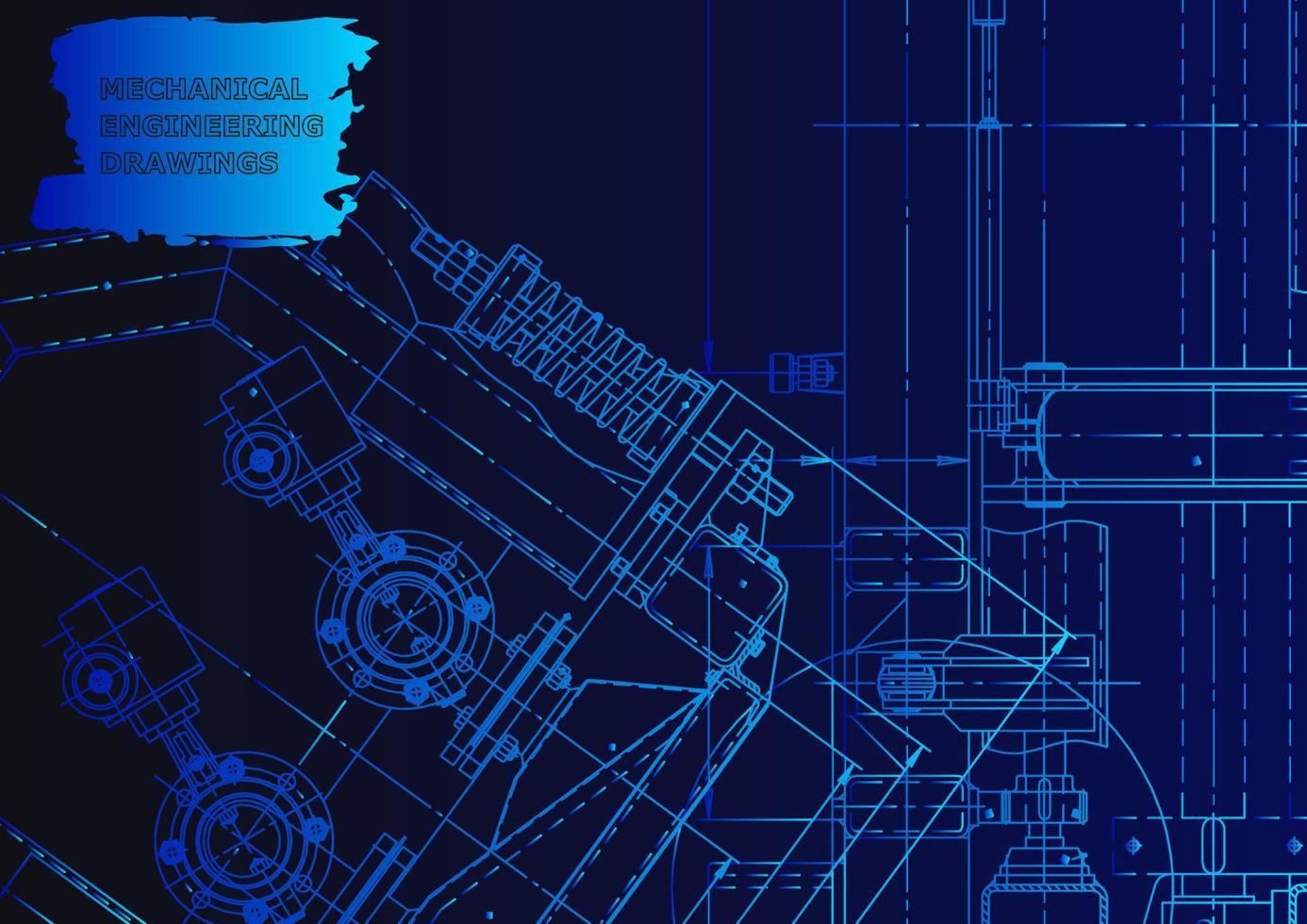 mechanische instrumentenbouw. technische abstracte achtergrond vector