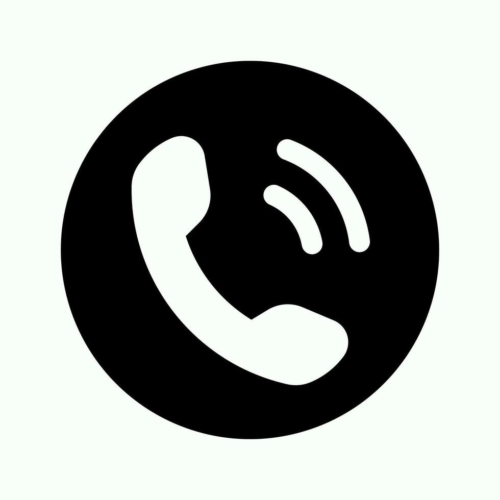 telefoon icoon in modieus vlak stijl geïsoleerd Aan wit achtergrond. telefoon symbool. vector