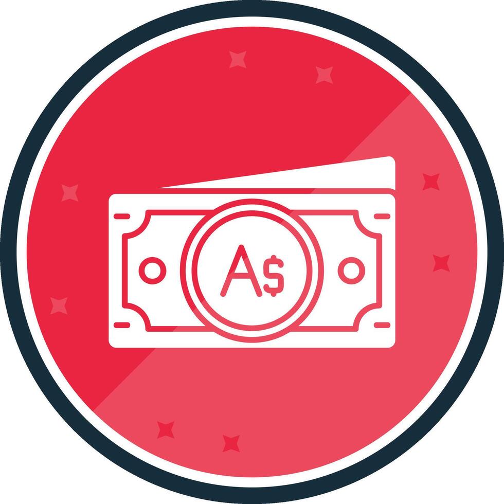 Australisch dollar glyph vers icoon vector