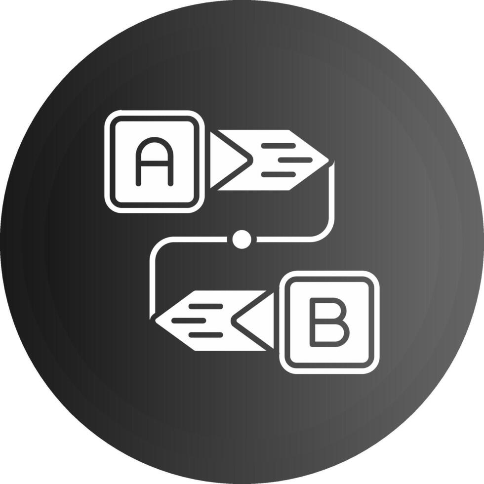 diagram solide zwart icoon vector