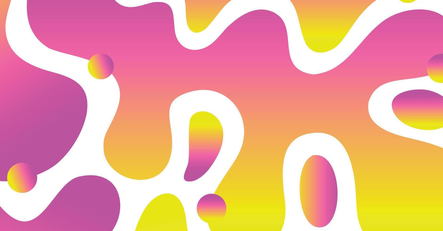 abstract vloeistof Golf met kleurrijk achtergrond vector